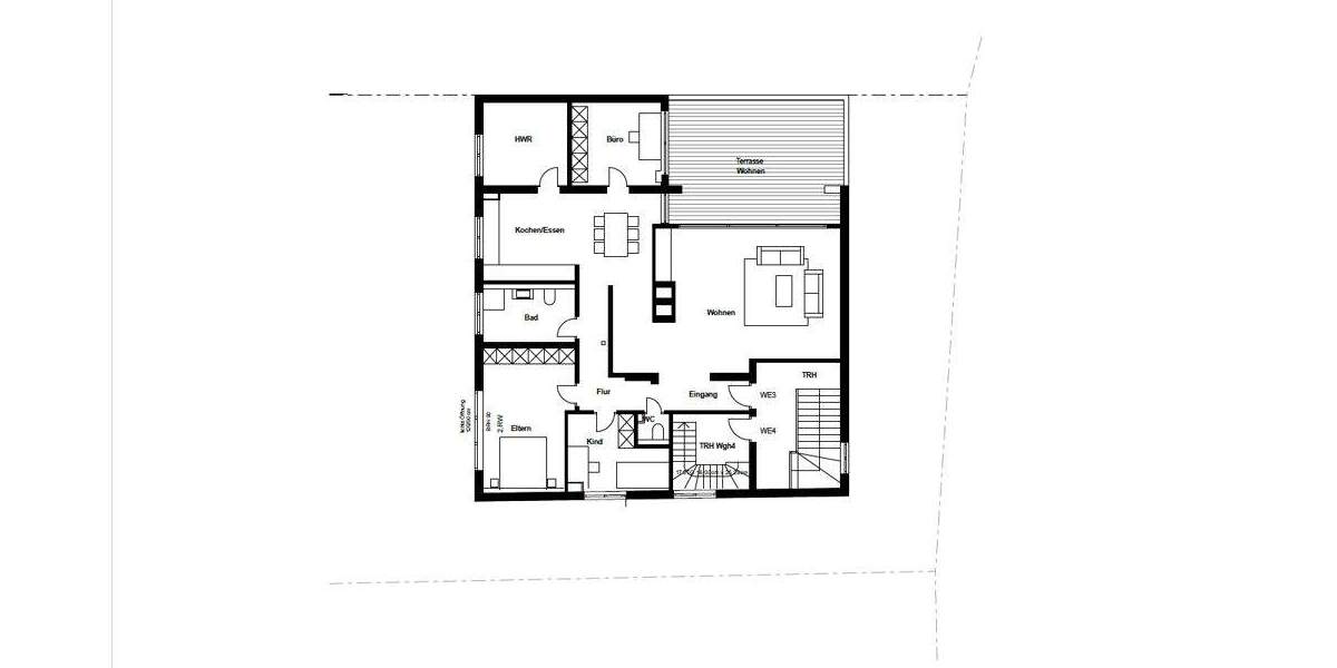Grundriss WE 3, 1.OG